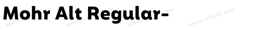 Mohr Alt Regular字体转换 Mohr Alt Regular字体转换